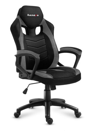 Huzaro FORCE 2.5 GREY MESH Fotel gamingowy Siatka z oczkiem Czarny, Szary Huzaro