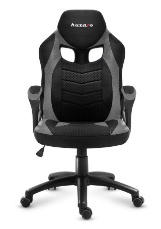 Huzaro FORCE 2.5 GREY MESH Fotel gamingowy Siatka z oczkiem Czarny, Szary Huzaro