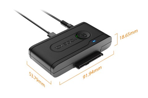 Icy Dock EZ-Adapter Ex MB931U-1VB R1 USB 3.2 Gen 2 (3.1 Gen 2) Type-C Czarny No name