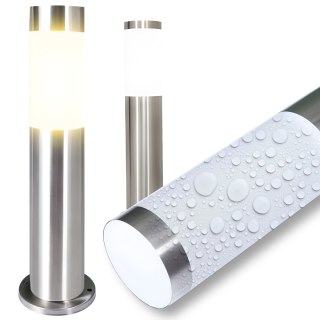 Lampa ogrodowa led słupek stojąca e27 zewnętrzna okrągła 45cm e27 RTO