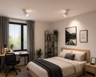 Lampa spotlight Fama 1xGU10 biała 55*100