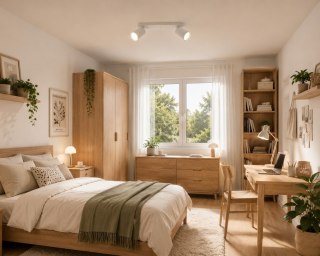 Lampa spotlight Fama 2xGU10 biała 55*100