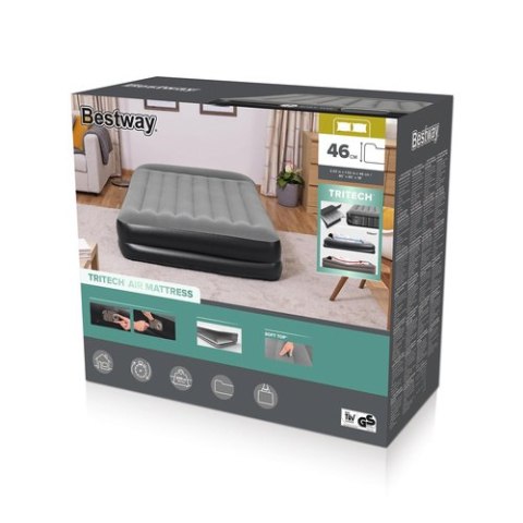 Materac z pompką 203x152x46cm BESTWAY 67403 BESTWAY