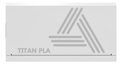 Montech Titan PLA 1000W - 80 PLUS & Cybenetics Platinum, modułowy, PCIe 5.1 - 1000 Watt, biały Montech