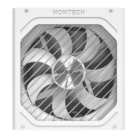 Montech Titan PLA 1000W - 80 PLUS & Cybenetics Platinum, modułowy, PCIe 5.1 - 1000 Watt, biały Montech