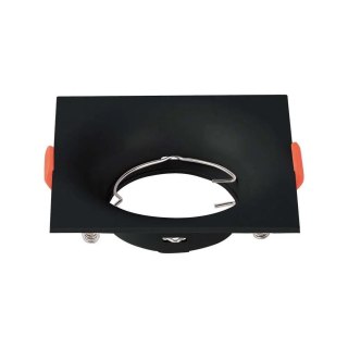 Oczko V-TAC GU10 wpuszczane kwadrat czarne VT-921-B 3 lata gwarancji