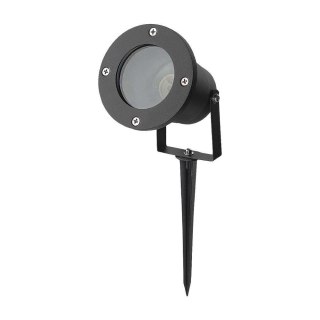 Oprawa gruntowa ogrodowa wbijana aluminium GU10 czarna IP65 V-TAC VT-7701 3 lata gwarancji