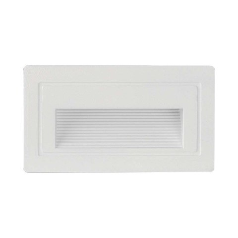 Oprawa schodowa LED V-TAC 3W LED prostokąt biała 230V VT-1130 3000K 180lm