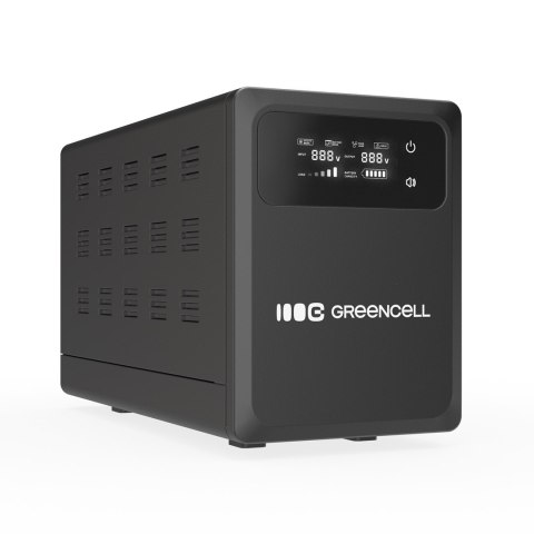 UPS zasilacz awaryjny Greencell PowerCore 2000VA 1200W AVR 24VDC LCD Green Cell