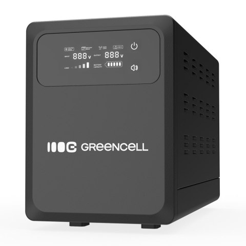UPS zasilacz awaryjny Greencell PowerCore 2000VA 1200W AVR 24VDC LCD Green Cell