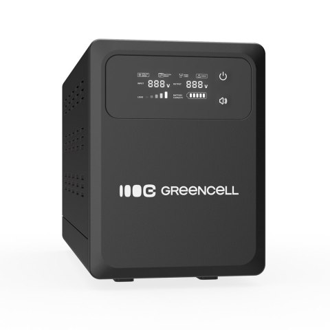 UPS zasilacz awaryjny Greencell PowerCore 2000VA 1200W AVR 24VDC LCD Green Cell