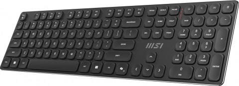 Zestaw klawiatura + mysz MSI Forge K210 Wireless Mouse and Keyboard Combo bezprzewodowe czarne MSI