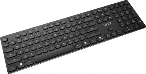 Zestaw klawiatura + mysz MSI Forge K210 Wireless Mouse and Keyboard Combo bezprzewodowe czarne MSI