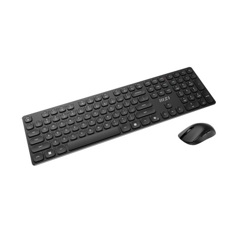 Zestaw klawiatura + mysz MSI Forge K210 Wireless Mouse and Keyboard Combo bezprzewodowe czarne MSI
