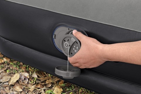 Bestway 671BT dmuchany materac Pojedynczy materac Czarny, Szary Unisex Bestway
