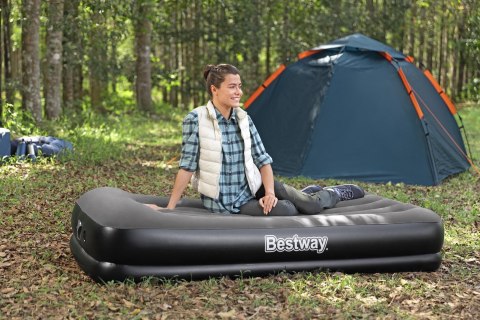 Bestway 671BT dmuchany materac Pojedynczy materac Czarny, Szary Unisex Bestway
