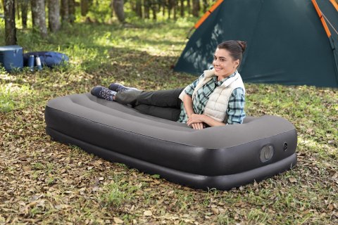 Bestway 671BT dmuchany materac Pojedynczy materac Czarny, Szary Unisex Bestway