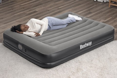 Bestway 671BU dmuchany materac Podwójny materac Szary Bestway