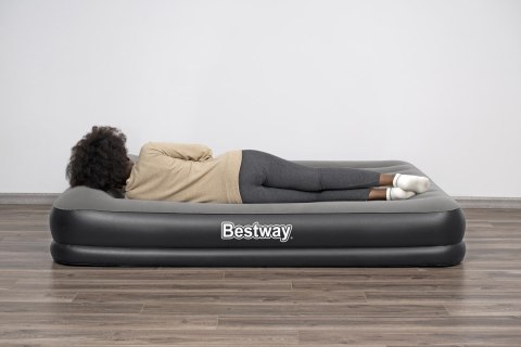 Bestway 671BU dmuchany materac Podwójny materac Szary Bestway