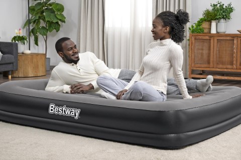 Bestway 671BU dmuchany materac Podwójny materac Szary Bestway