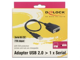 DeLOCK 62958 stacja dokująca USB Typu-A Czarny DELOCK