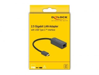 DeLOCK Adapter USB Type-C męski do 2,5 Gigabit LAN kompaktowy DELOCK