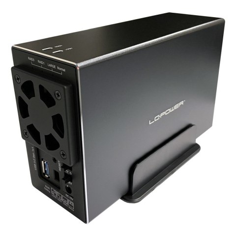 LC-Power LC-35U3-RAID-2 obudowa do dysków twardych Obudowa HDD Czarny 3.5" LC-POWER