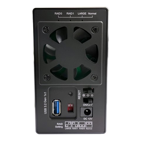 LC-Power LC-35U3-RAID-2 obudowa do dysków twardych Obudowa HDD Czarny 3.5" LC-POWER