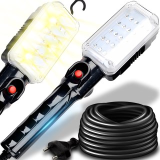 Lampa warsztatowa 25 led kanałowa hak magnes 245v -e219 RTO
