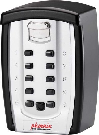 Phoenix Safe Co. KS0003C szafka na klucze Metal Czarny, Srebrny No name