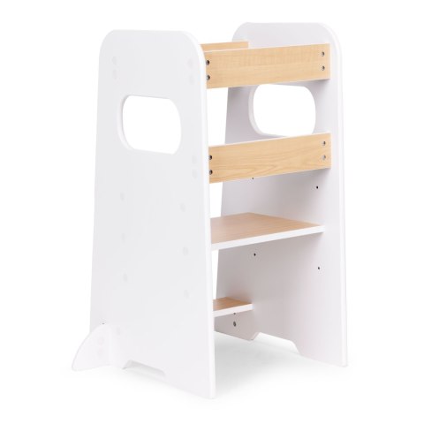 Pomocnik kuchenny kitchen helper Montessori regulowany podest dla dziecka ECOTOYS ECOTOYS