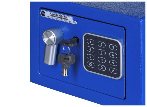 Yale Mini Electronic Safe Blue Sejf podstawowy YSV mini niebieski Yale