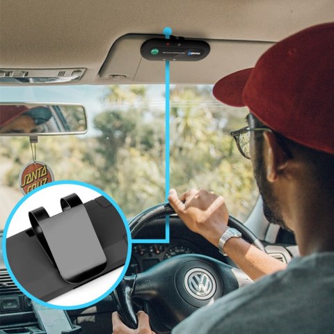 Zestaw głośnomówiący samochodowy bluetooth 5.0 -m012 RTO