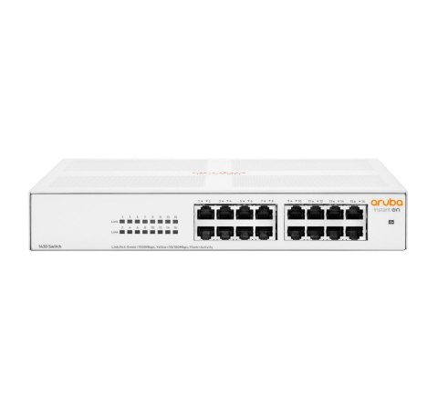Aruba Instant On 1430 16G Nie zarządzany L2 Gigabit Ethernet (10/100/1000) 1U Biały Hewlett-Packard