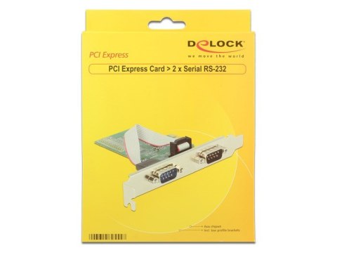DELOCK PCI Expr Card 2x D-Sub9 DELOCK