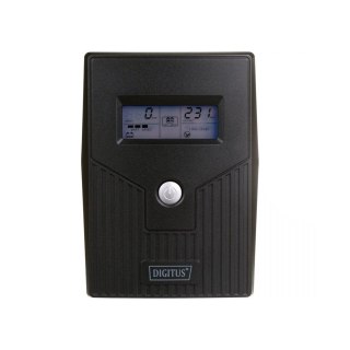 DIGITUS UPS LINE-INERACTIVE LCD BASIC 800VA/480W DN-170064-LCD-B 1X12V/9A AVR 2X SCHUKO CEE 7/3 DIGITUS