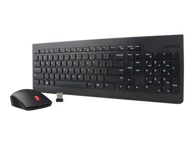 Essential Wireless Combo - Keyboard - 1,200 dpi - QWERTY - Black No name