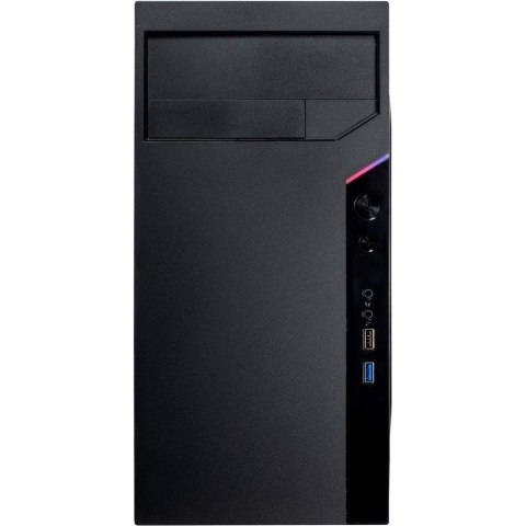 Inter-Tech Geh IT-6505 Reto,Micro-ATX,2 USB-Frontanschl.,sch retail Inter-Tech
