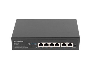 LANBERG SWITCH POE+ RACK 10"/19" (4X 100MB/S POE+, 2X 100MB/S) RSFE-4P-2FE-60 Lanberg