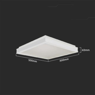 Oprawa sufitowa plafoniera V-TAC 48W LED triac 3w1 biały kwadrat 50x50cm VT-7758 4000K 4480lm