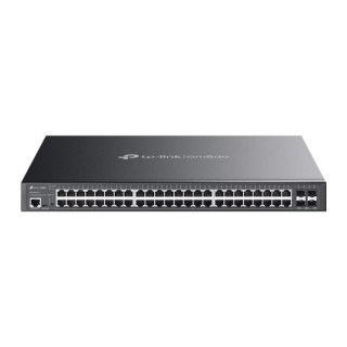 TP-Link Omada SG3452XMPP łącza sieciowe Zarządzany L2+ Gigabit Ethernet (10/100/1000) Obsługa PoE 1U Czarny TP-LINK