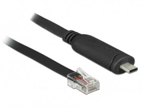 DeLOCK 63912 kabel równoległy Czarny 2 m USB Type-C RJ45 DELOCK