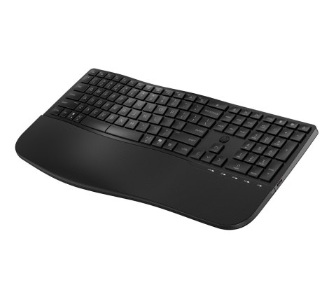 Klawiatura HP 680 Comfort Dual-Mode Keyboard Wireless/Bluetooth Black bezprzewodowa czarna 8T6L8AA Hewlett-Packard