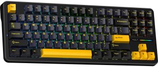 Klawiatura gasket F87 Thunder Black GrayWood switch RGB AULA AULA