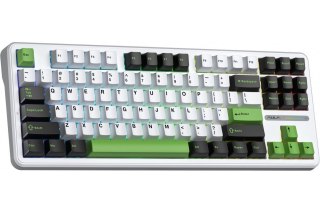 Klawiatura gasket F87 Thunder Black GrayWoodV3 switch RGB AULA AULA