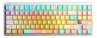 Klawiatura gasket F87Pro V2 Orange Soda Kailh Meteorite Ice Cream switch RGB AULA AULA