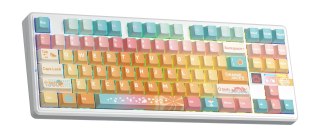 Klawiatura gasket F87Pro V2 Orange Soda Kailh Meteorite Ice Cream switch RGB AULA AULA