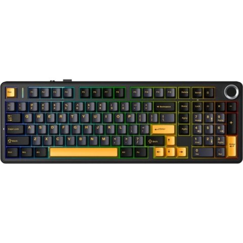 Klawiatura gasket F99 Pro Thunder Black StarVector switch RGB AULA AULA