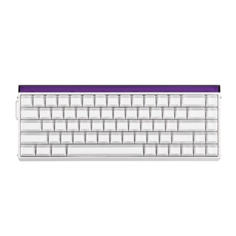 Klawiatura gasket HERO68HE WHITE LIGHT HOUSE Jade King switch RGB AULA AULA