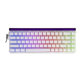 Klawiatura gasket HERO68HE WHITE LIGHT HOUSE Jade King switch RGB AULA AULA